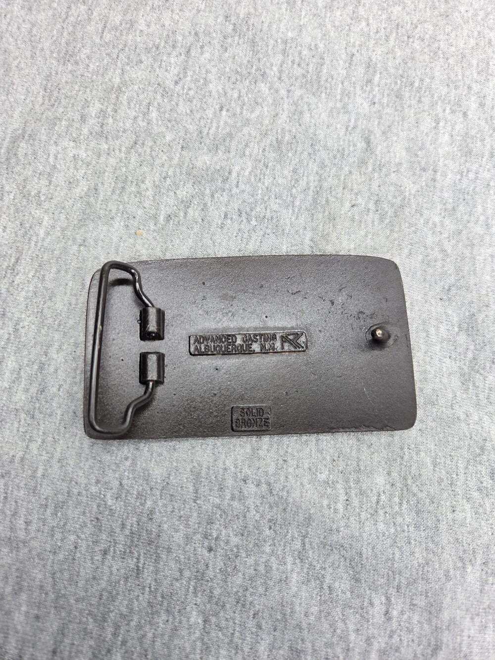 Vintage Union Molycorp Questa Mine Belt Buckle Solid Bronze Advanced Casting NM - Picture 8 of 9